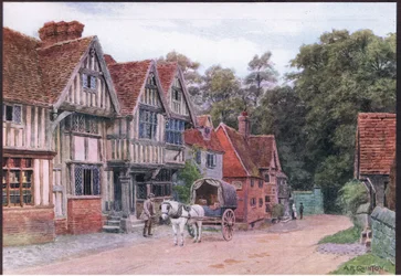 Chiddingstone, Kent, from The Cottages and the Village Life of Rural England published by Dent & Sons Limited, 1912